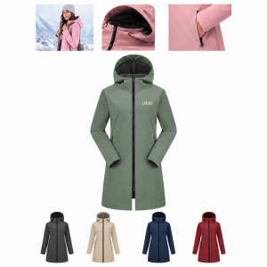 Women's Fleece-Lined Mid-Length Softshell Outerwear