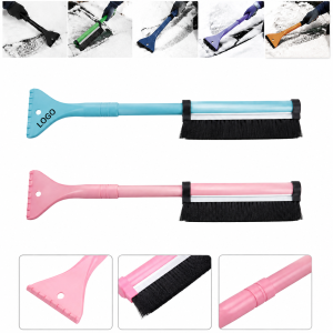 Extendable Winter Car Care Tool with Ice Scraper and Brush